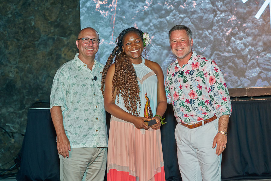 Awards recognition during corporate annual meeting